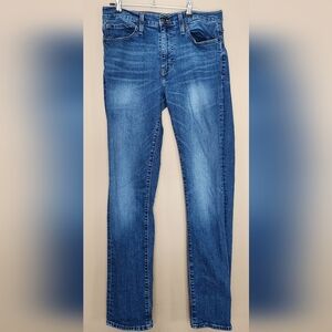 J. Crew Men's Straight-Fit Signature Flex Jeans  Blue 30x32